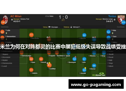 米兰为何在对阵都灵的比赛中屡犯低级失误导致战绩受挫