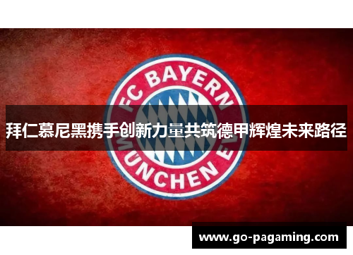 拜仁慕尼黑携手创新力量共筑德甲辉煌未来路径 拜仁慕尼黑携手创新力量共筑德甲辉煌未来路径